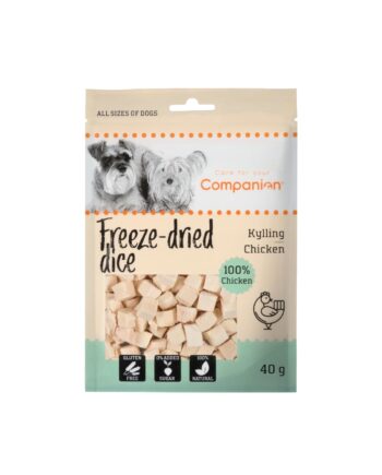 Companion Freeze-dried Dice Kylling    Stk