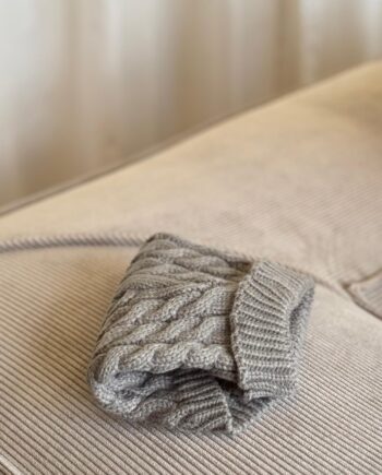 Hunde Striktrøje Taupe Small   21-23cm