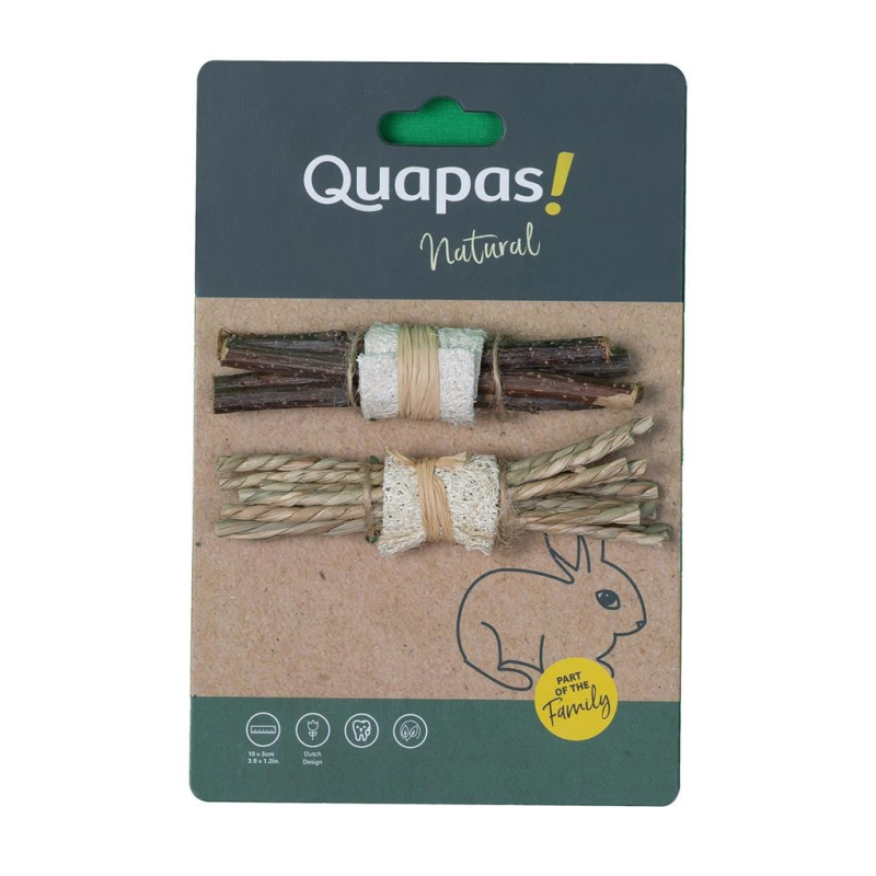 Quapas Naturtyg  10x3cm    Stk