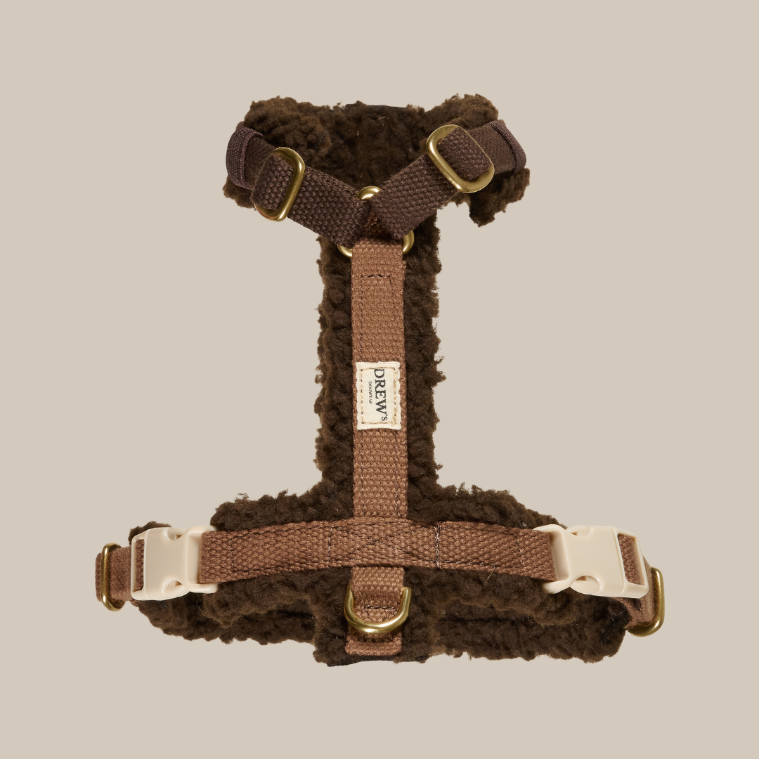 Brun Blød Justerbar Hundesele Teddy Xs