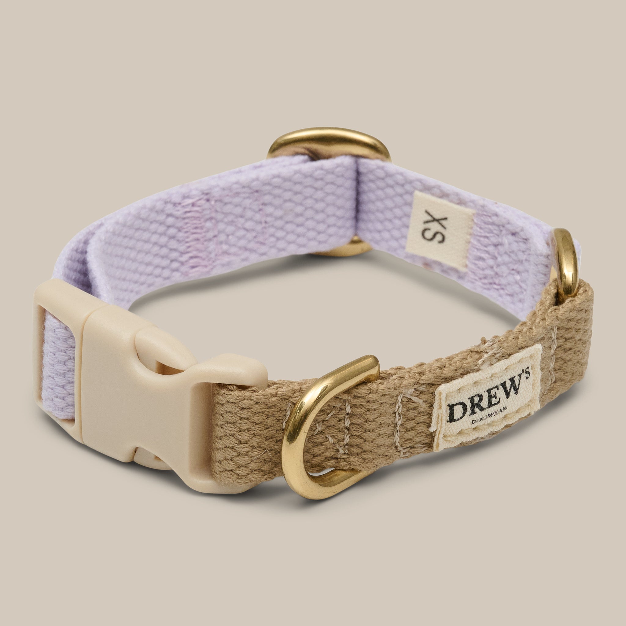 Lavender   Blødt   Justerbart Hundehalsbånd Xs