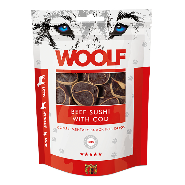 Woolf Beef Sushi With Cod 100